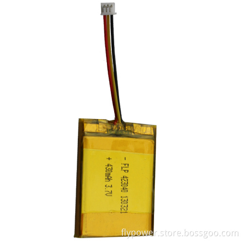 Li-ion Polymer Battery 3.7V 430mAh Rechargeable Battery Pack (FLP-423040)